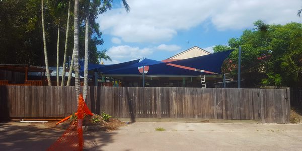 Shade sails for Daycare Centres